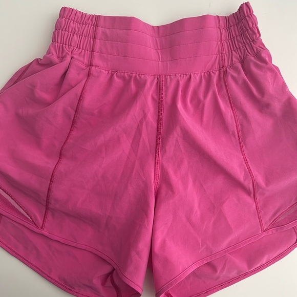lululemon athletica Pants - lululemon 4” hotty hots size 2, sonic pink, slightly used